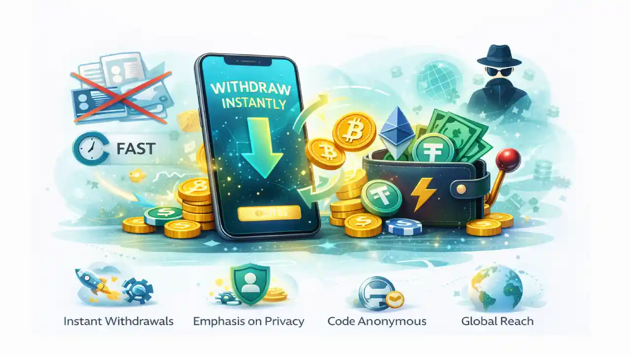 instant withdrawal casino no verification